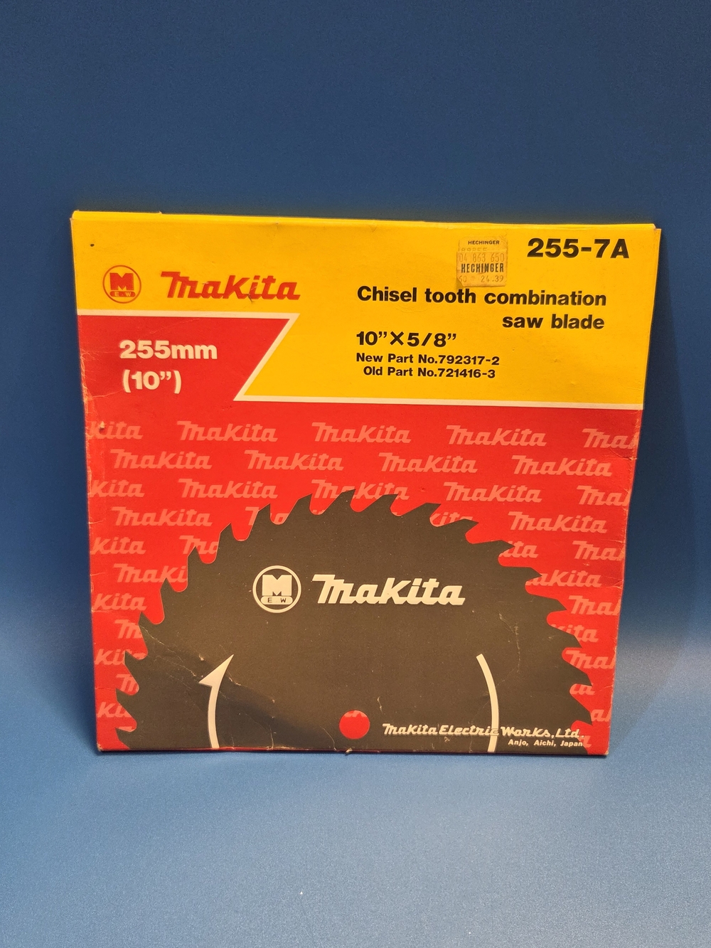 Makita 255mm Chisel Tooth Combination Saw Blade - Red/Yellow